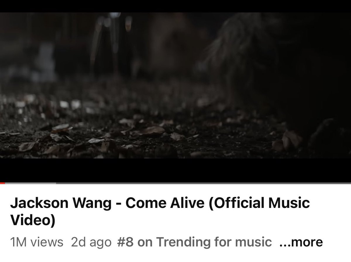 r_da3's tweet photo. 1M แล้วจ้าาาาา จิงๆ

Jackson Wang - Come Alive (Official Music Video) https://t.co/mx1v2JU2tW via @YouTube #ComeAlive #JacksonWangComeAlive #JacksonWang https://t.co/Dlixs6sykQ
