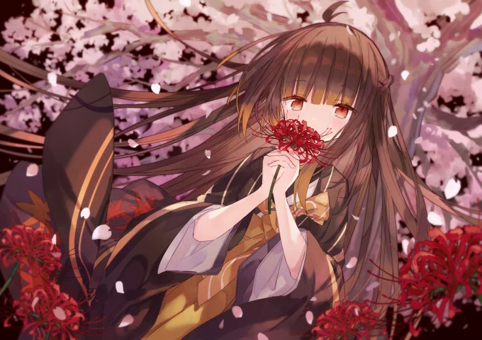 塩月菫さんのカバー曲「花の唄」のMVイラストを描かせて頂きました!とても好きな曲なので嬉しいです! ぜひぜひ観てください〜  