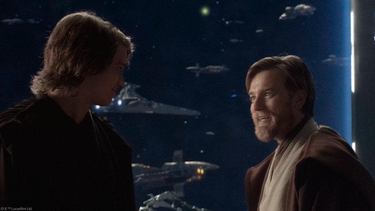 StarWarsUK's tweet photo. Obi-Wan Kenobi and Anakin Skywalker, brothers in arms.

Watch their journey on @DisneyPlusUK. https://t.co/uDEHjWzibV