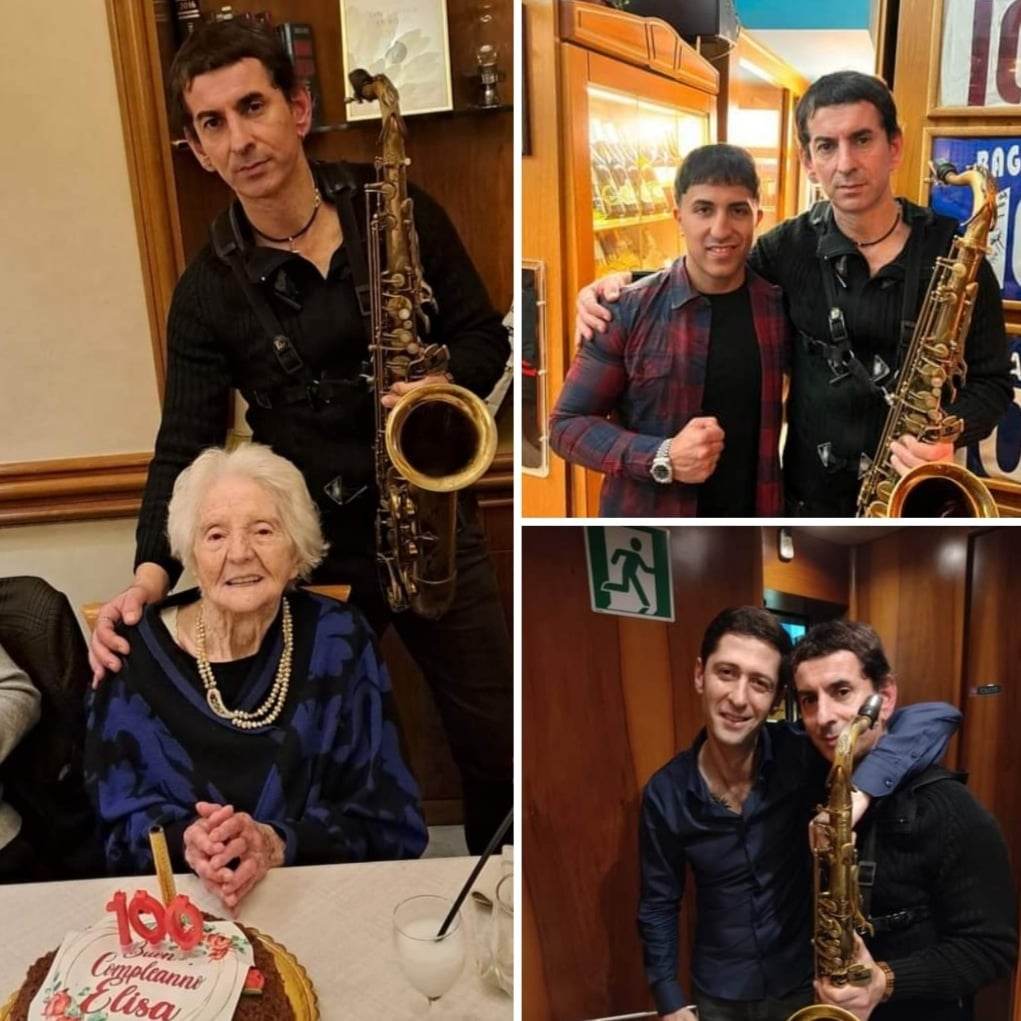 RISTORANTE L' ISOLA D' ORO ROMA,  DOVE SOLO LE MAGIE CHE UNISCONO IL VERO SENTIMENTO DELLE COSE BELLE  E CHE CONTANO, IL COMPLEANNO DI NONNA  LISETTA CHE OGGI HA COMPIUTO  100 ANNI....LA MIA AMICIZIA CON IL PUGILE ROMANO  MARIO ALFANO CHE VINSE E DIFESE PER 3 VOLETE IL TITOLO ITA