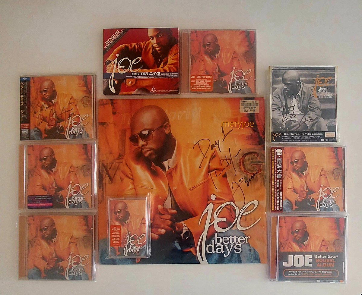 b2fly2000's tweet photo. 🧡💛Happy 21st Anniversary · Better Days💛🧡
@JoeThomas4real @Joe563Updates @ProducerALLSTAR @johntalsr
#29YearsOfJoe #IGrewUpOnJoeMusic #BetterDays #Album #21stAnniversary #WeAreReady #BringThatNewAlbum #JOE13
#MyJoeMusicCollection https://t.co/e3VNLJETj3