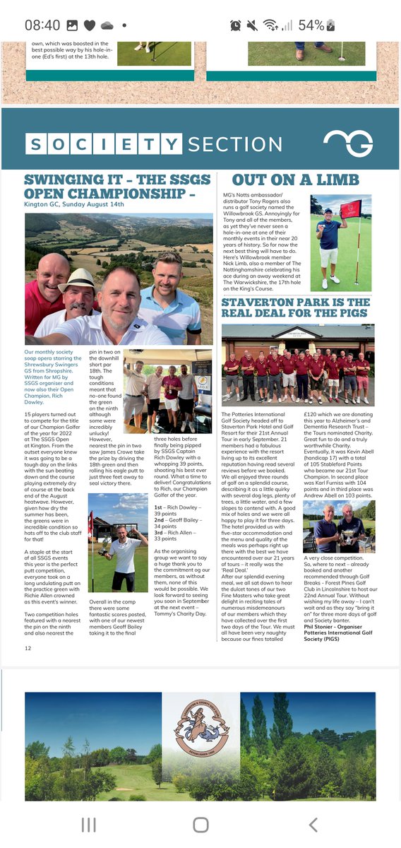 MidlandsGolfer's tweet photo. Next issue no 92, Feb, we're already at work gathering news from the region for it.
Send us your latest news from your clubs & golfers similar to the pictured items for 2023 coverage in the mag & online - all FREE always #MidlandsGolf #localgolf #localgolfers #clubnews https://t.co/3NTcDLi2px