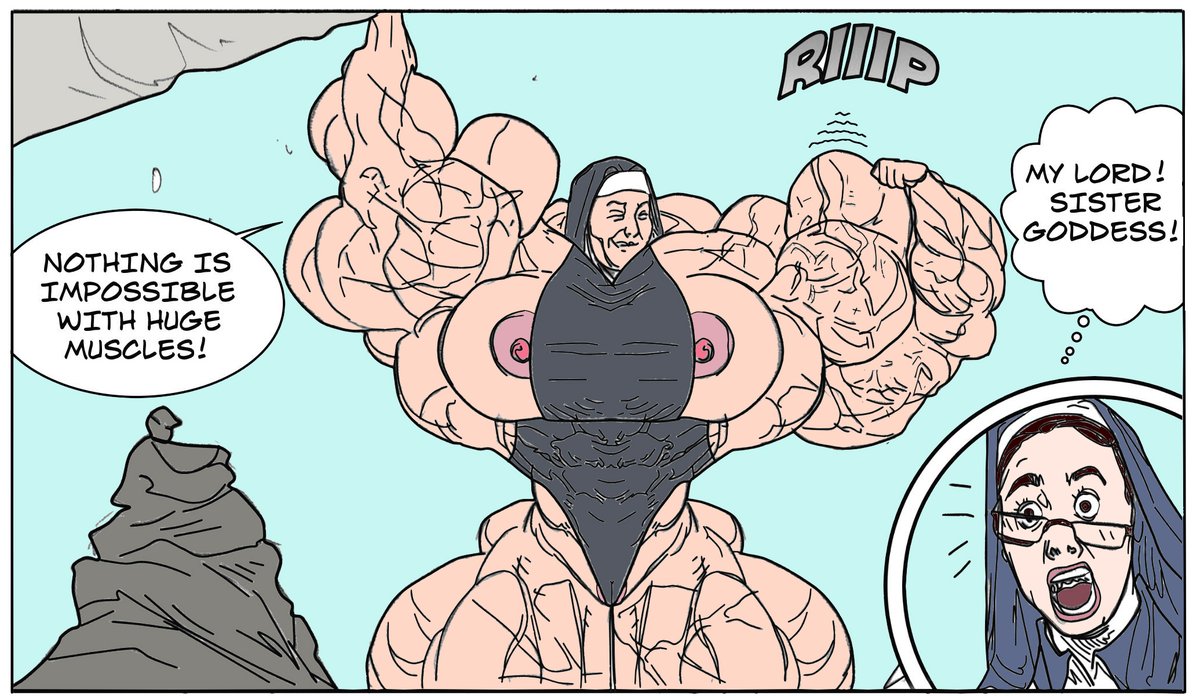 FemuscleFiction's tweet photo. St Muscle's Tales - The Novice in color!
https://t.co/Wv1fHhEtVw #femalemuscle #musclecomic #femusclefiction #fbb #flex #featsofstrength #biceps #gym #workout https://t.co/LKiaVcodKG