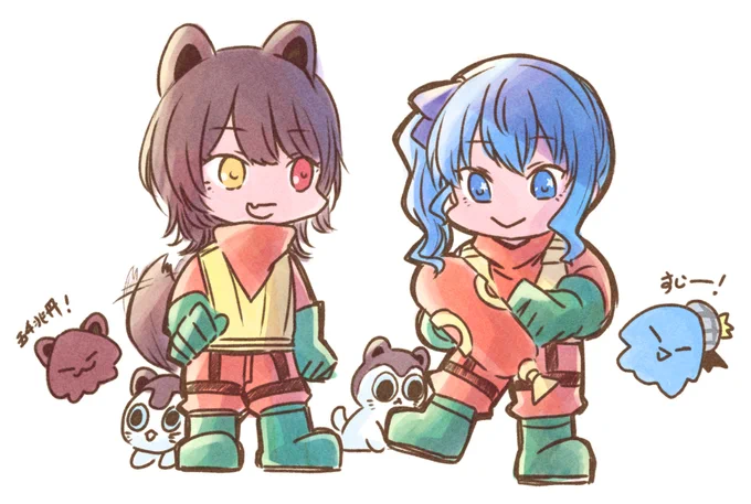 バイトの日だ!ビッグランだ!!#ほしまちぎゃらりー #いぬいらすと #とこまち 