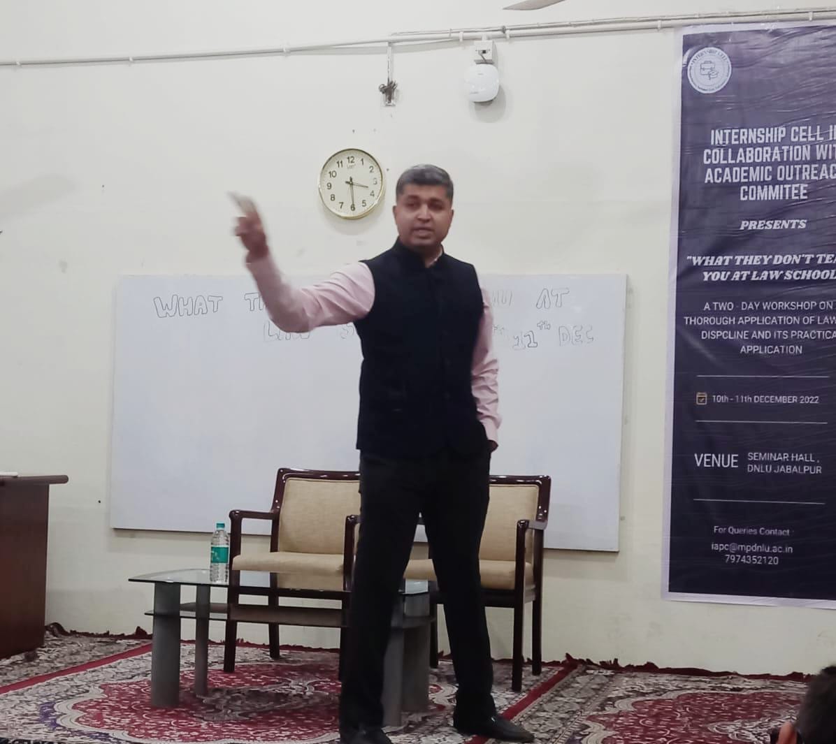 CellDnlu's tweet photo. After a little break, we continued to 6th session by Mr Vikram Hegde on the topic "Logistics and timeline for Litigators". He explained various nuances related to management of timeline for a case, from filing to the final order. https://t.co/1TNW3GJyPG