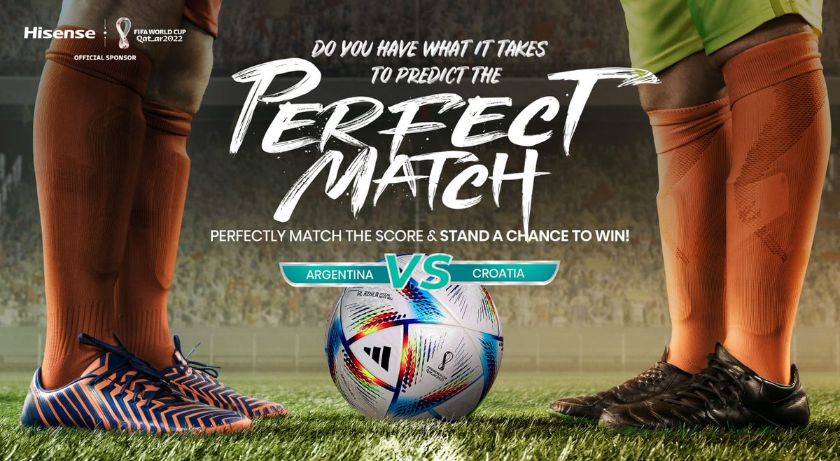 HisenseSA's tweet photo. ⚽The Semi final is HERE!!! Win much more than a Hamper with this prediction! We have a Hisense Party Rocker Speaker 🔊 on the line to a lucky winner that successfully comments on the final score of this Exciting Match!!!
#FIFA #Soccer #WIN #Competition #HisenseSA #WorldCup https://t.co/atr4EVmWNF