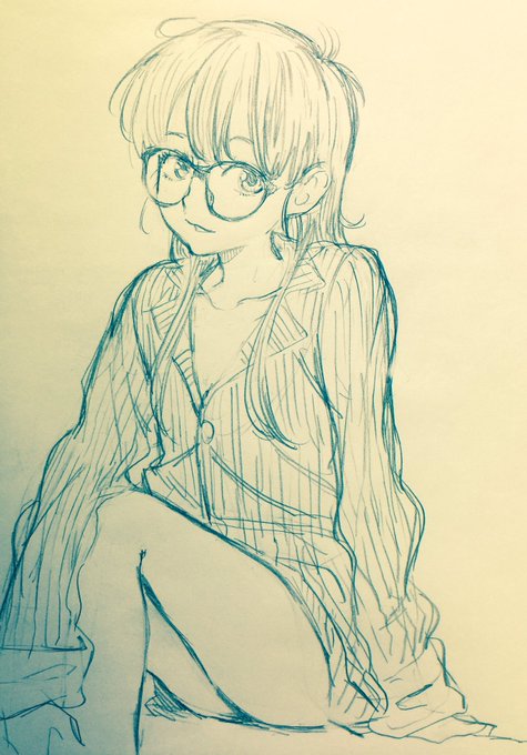 頭身の高いアラレちゃんのファンアートです 