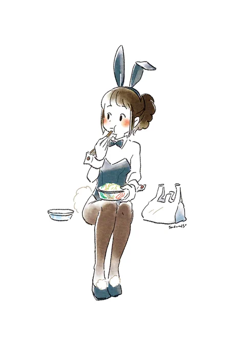 出番待ちバニー 
