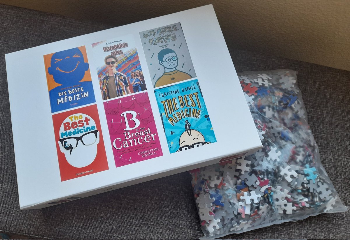 chamillwrites's tweet image. I know I'm hardly ever on here but I couldn't resist showing off this #jigsaw of my #books