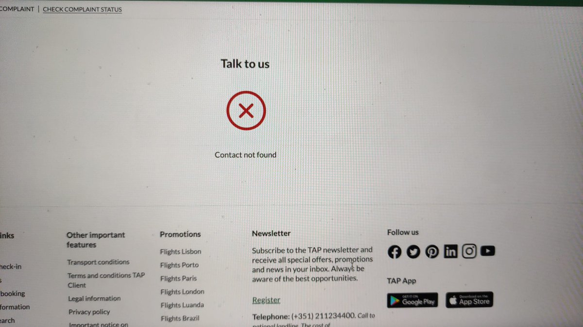 ricardmtweet's tweet photo. @tapairportugal Complaints for a delayed connection fly that misteriously disappear 11 months after without any response. Can you provide us some information about that please?🙏 https://t.co/b7noMD8pux