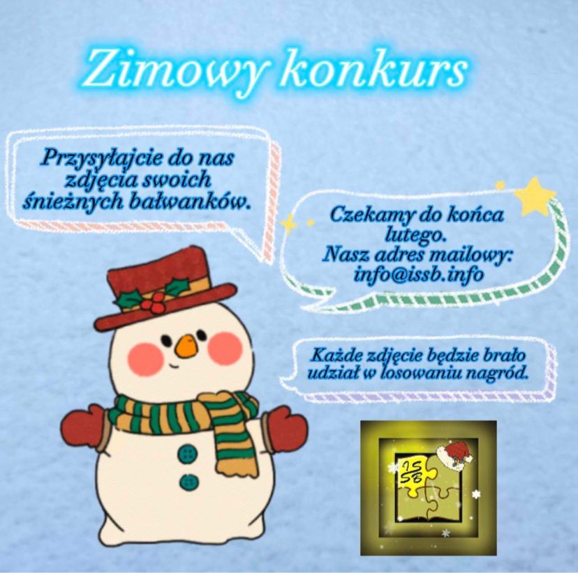 Śnieg do nas zawitał, wiec i odpowiedni konkurs ⛄️
#issbbristol #polskaszkołasobotnia #poslkaszkolasobotniawbristolu