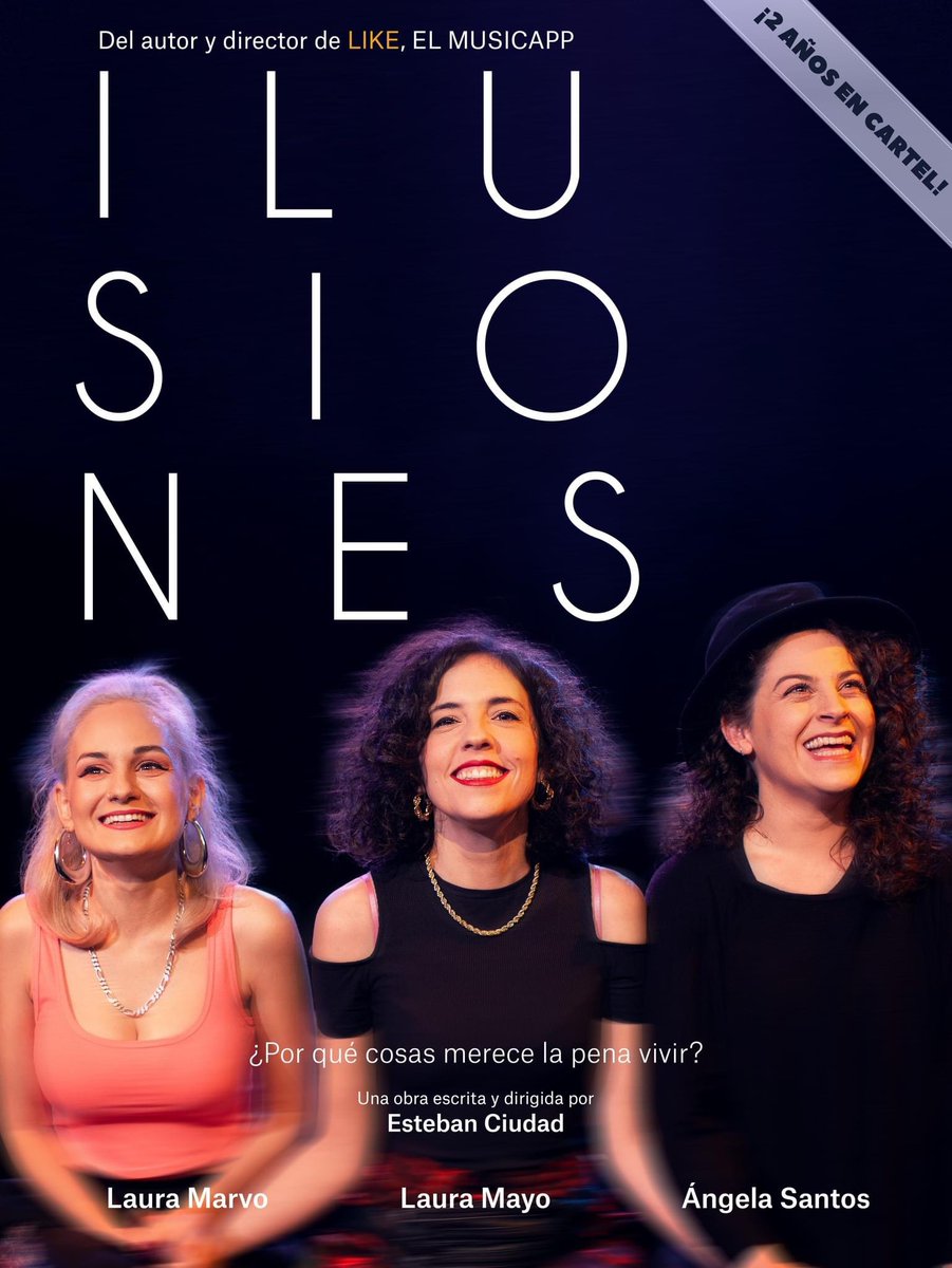 Esta tarde, una de las mejores comedias dramáticas de los últimos años: ILUSIONES. ¡Entradas volandoooo!👏👏👏👏 atrapalo.com/entradas/ilusi… <a href="/EstebanCiudad/">Esteban Ciudad</a>