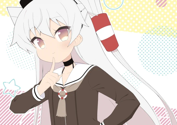 C101新刊表紙の天津風です 