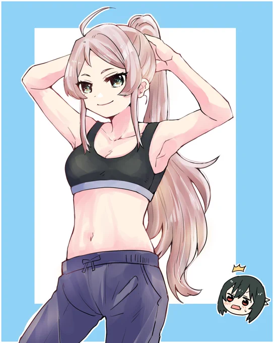 ランジュ(練習前)#ランしお 