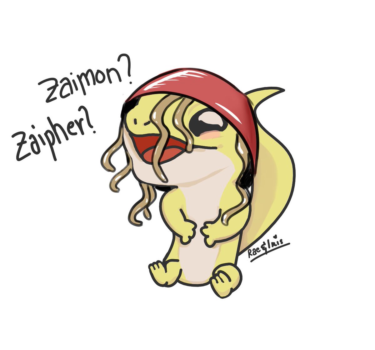 blurae__'s tweet photo. @ZaionLanZa Since Zaion liked Lizards and Noodles, I thought hey maybe our mascot could be a Noodle Lizard🍜🦎?
#ZaiOnPaper #Zaimon #Zaiphers https://t.co/cBtryUCgJa
