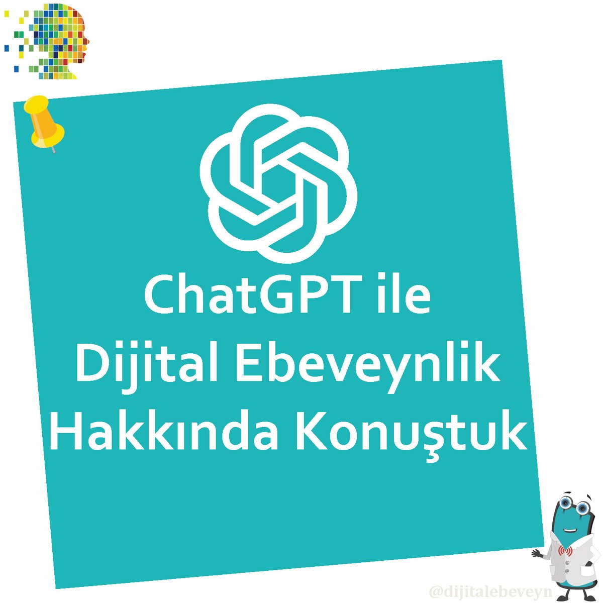 dijitalebeveyn's tweet photo. ChatGPT’ye dijital ebeveynlik ile ilgili aşağıdaki soruları sorduk ve güzel yanıtlar aldık.
❓ Dijital ebeveynlik nedir?
❓ Dijital ebeveyn kimdir?
❓ Dijital ebeveynlerin özellikleri nelerdir?
❓ Çocukların ekran kullanım süresi ne kadar olmalı? https://t.co/piYekRCLof