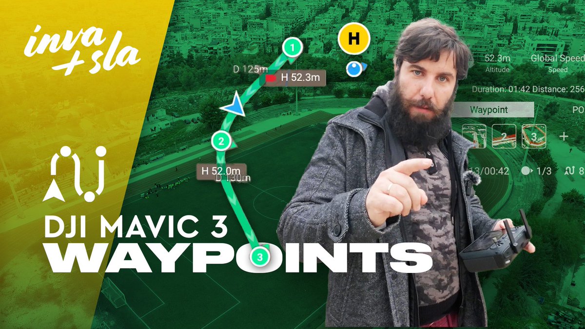 Δοκιμάσαμε τα νέα #waypoints που ήρθαν με την καινουρια έκδοση DJI Fly app και το τελευταίο firmware για το Mavic 3! <a href="/DJIGlobal/">DJI</a> #dji #djimavic3 

youtu.be/zBFBfooHcsY
