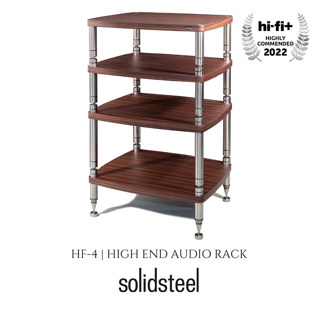 Solidsteel_IT's tweet photo. The prestigious @hifiplusmag gave our top line, the HF Series, an “Highly Commended” Award for 2022. We are very proud of this recognition by one of the most important industry magazine.
#hifi #hifirack #solidsteel #audiophile #highendaudio #highfidelity https://t.co/jPqs6ZbB3J