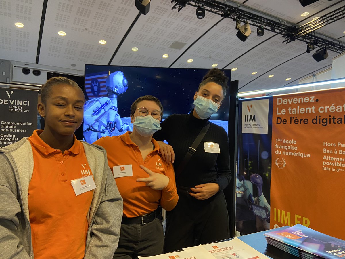 ZeiselG's tweet photo. @Salon_SAGE @poledevinci et ses 3 écoles @EMLVparis @ESILVparis @IIMparis vous expliquent ce que sont #ecoledecommerce #ecoleingenieur #ecole multimédia @ConcoursSESAME @ConcoursAvenir #rncp #grademaster #transversalite #international https://t.co/uWzzpYi5Gc