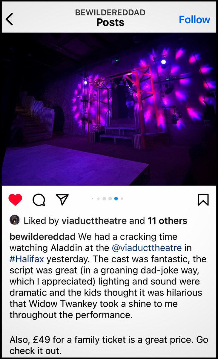 PantomimeUk's tweet photo. The first amazing reactions are already coming in.
⭐️ “Superb from start to finish”
⭐️ “The whole cast were laugh a minute” 
⭐️ “Hitting big with jokes and puns” 

Christmas Eve performances have already sold out, but we are performing until Boxing Day @theatre_viaduct https://t.co/SaQbkQnIpd