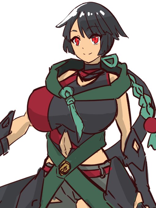 ヒガナ(ポケモンoras)の大人化ラフ
もっと想像力に努力値振らなきゃ 