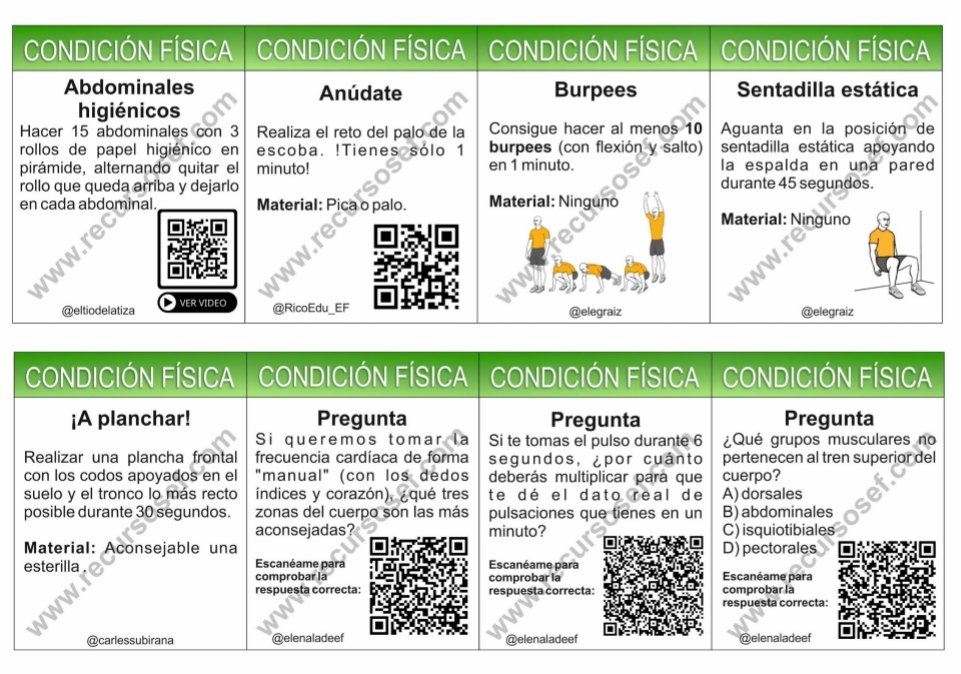 EFisicaIntegral's tweet photo. RECURSO📂: TrivialEF es un recurso basado en el tradicional juego de mesa 'Trivial', que incluye tanto materiales descargables para jugar con las tarjetas, como un Genially para utilizar en nuestras clases de forma online ⚽🥑🤡
https://t.co/KqKdrGvdxU https://t.co/QjQULStpFf