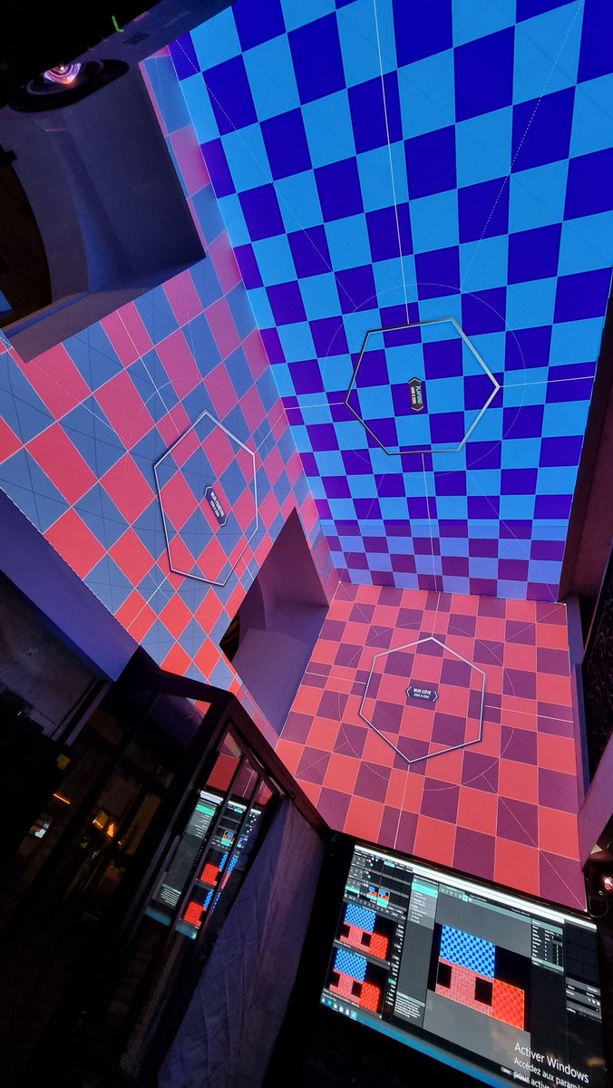 Projection Mapping installation at Graslin de Folie / Nantes