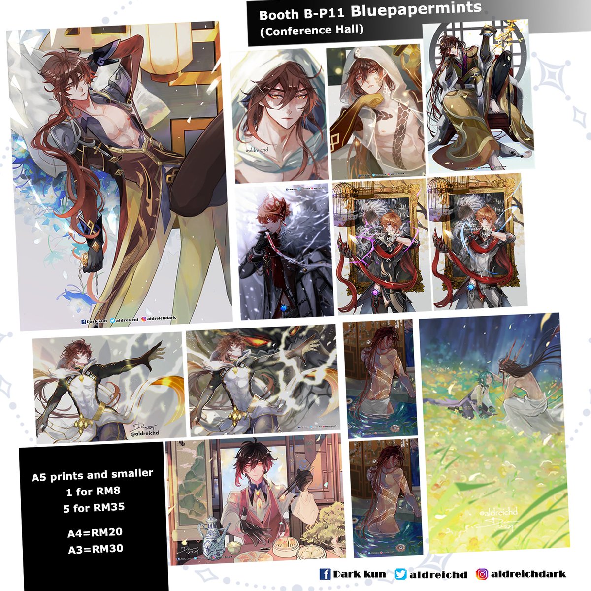Comic Fiesta catalogue Part 2

Going with FULL Genshin Catalogue this round!

Booth B-P11 Bluepapermints (Level 3, Conference Hall)

#comicfiesta2022 #comicfiesta #cf2022 #genshinimpact 