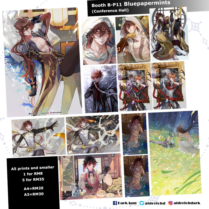 Comic Fiesta catalogue Part 2Going with FULL Genshin Catalogue this round!Booth B-P11 Bluepapermints (Level 3, Conference Hall)#comicfiesta2022 #comicfiesta #cf2022 #genshinimpact 