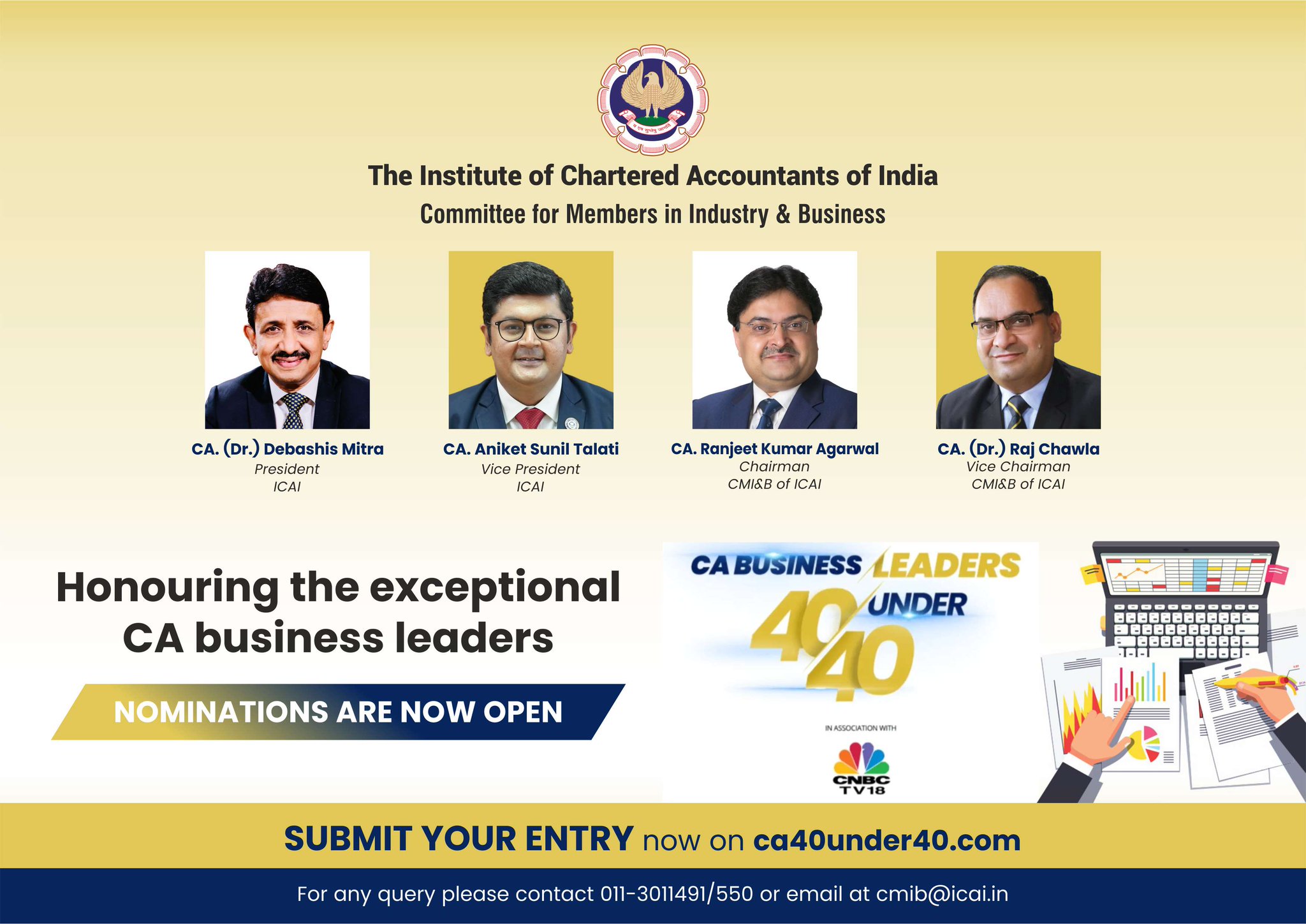 Institute of Chartered Accountants of India ICAI on Twitter