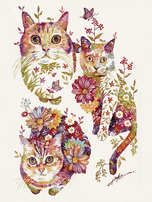 「cat」 illustration images(Popular)｜21pages