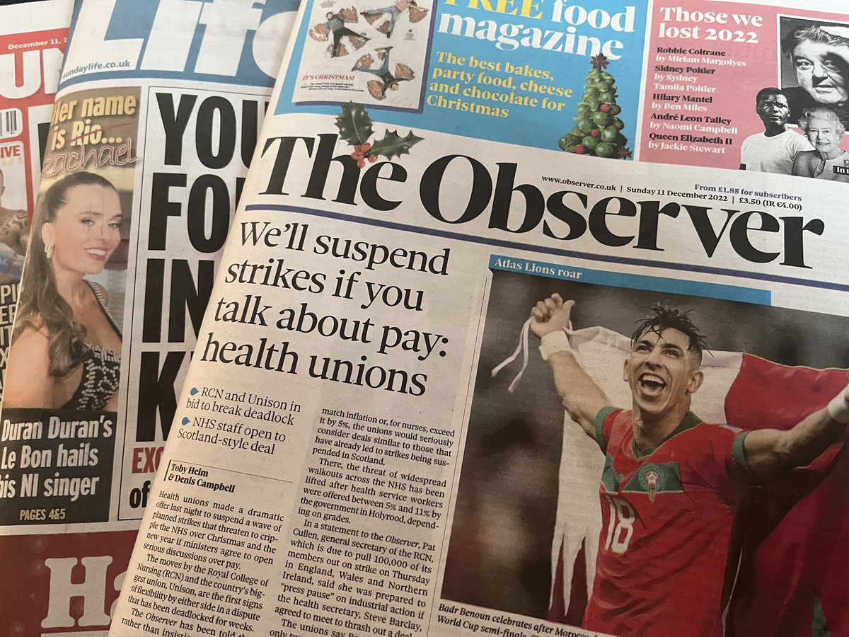 AmandaFBelfast's tweet photo. Reviewing the newspapers today @bbcradioulster from 11am-12.30pm. As well as all the newspapers there is a great show lined up today.
It’s Baltic! And my boiler’s bust (no jokes, thanks) so hopefully you won’t hear my teeth chattering.
#buyapaper #paperreview #SWSR https://t.co/RyE1OQNGi0