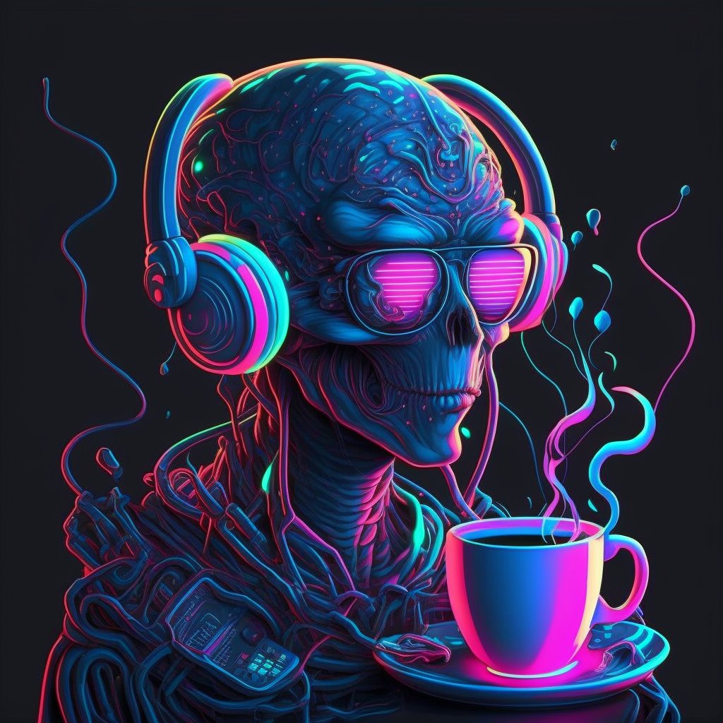 VAPORWAVEVIBES1's tweet photo. New DROP 🌈🍄👽☕  they like coffee 
✨ Polygon | 0.03ETH
https://t.co/rfbcByuvPe
#nftart #NFTCommmunity #NFTdrop #nft https://t.co/ZFOoLp51jH