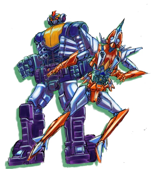 #これを見た人はツーショットを貼れ ってあるけどやらんでもいいよv( •̀∀•́ )b フォーゼ映画の時にキョーダイン出るっていうんで速攻描いたやつv 