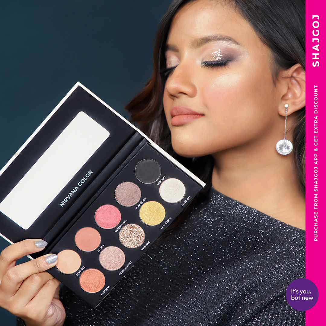 shajgoj's tweet photo. Nirvana Color's 𝐍𝐢𝐫𝐯𝐚𝐧𝐚 𝐂𝐨𝐥𝐨𝐫 𝐄𝐲𝐞 𝐒𝐡𝐚𝐝𝐨𝐰 𝐏𝐚𝐥𝐞𝐭𝐭𝐞 – 𝐘𝐨𝐮 𝐆𝐨 𝐆𝐢𝐫𝐥 and 𝐓𝐨𝐮𝐜𝐡 𝐌𝐞 𝐍𝐨𝐭 can create boundless eye makeup looks.

Shop Now:https://t.co/0NFQ4o6Cme

#eyemakeup #shajgoj https://t.co/WuoaOYkRv1