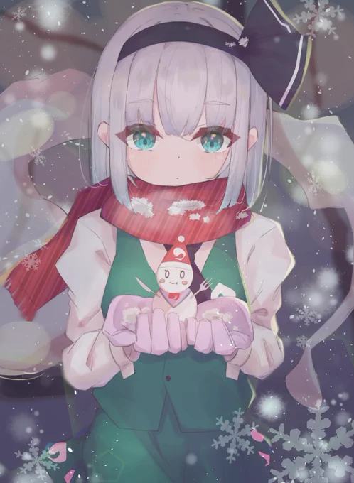 妖夢「可愛く作れました!!」#東方Project #魂魄妖夢 