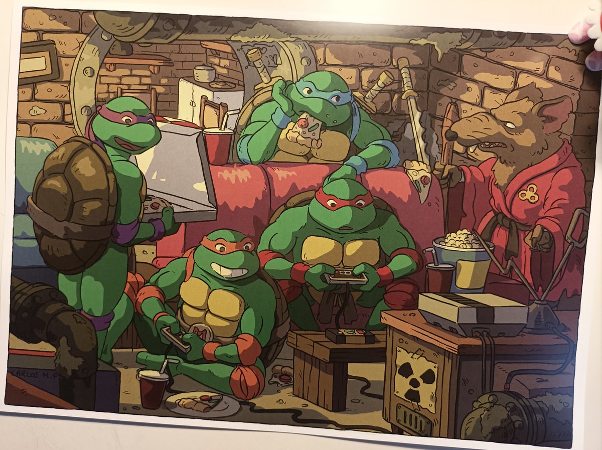 Las Tortugas Ninja! RT  para que todo el mundo vea mi arte! Please!!