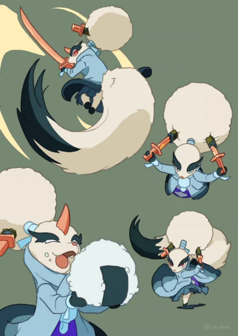 和風×モフモフ#フォロワーさんが私に作ってみてほしいキャラの要素が知りたい 