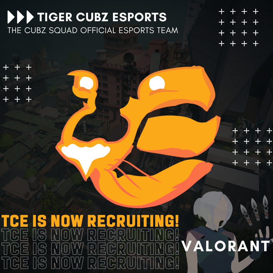 TCE is looking for more people to join us! We are looking for the following people to join our growing Esports Team!
Players
Coach
Scrim Manager

Send me a message if interested!

Retweets highly appreciated! 😁