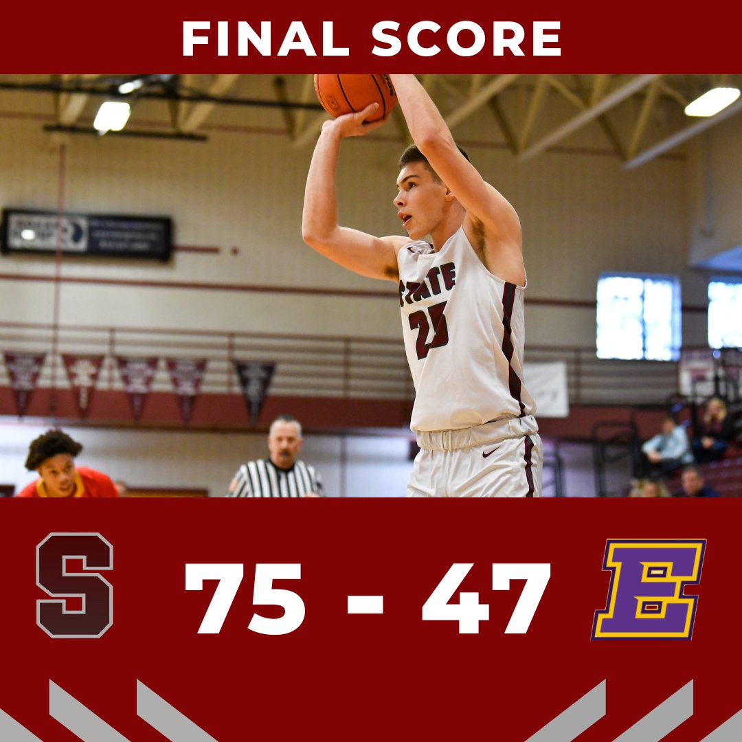 scasdathletics's tweet photo. It was a great day for our @StateHighHoops team on Saturday, topping Erie HS by a 75-57 score. State was led by 20 points from Isaac Dye, 14 from Ryan Perks, &amp; 10 from Kevin McKenna. Big wins for 9th, JV &amp; Varsity!
📷: Jeff Shomo
🦁🏀 https://t.co/u5qnnqDQZU
