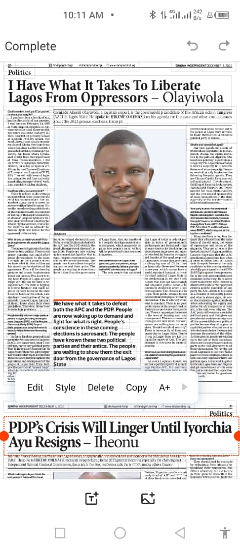 AacAlimosho's tweet photo. The Guber and the deputy governor.
Lagosians you can not afford to vote for another.
Let us #EndAPCInLagos together.
#AACLagos is ready to work with Lagosians both indigene and non to move Lagos out of economic depression, insecurity into a better future.
#OlaEze2023
#IrapadaEko https://t.co/BKTiDQWPNX