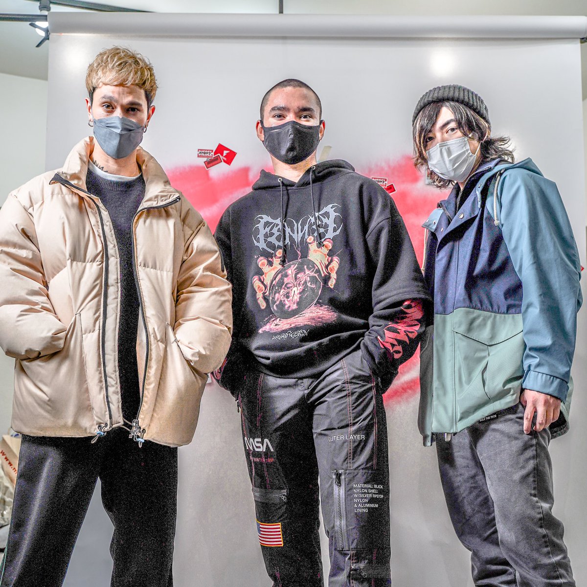 P*e様 Masato FENNEL ゲームシャツ Coldrain FENNEL POPUP Storeに、coldrainのmasatoさんと、MY FIRST STORYのTERU