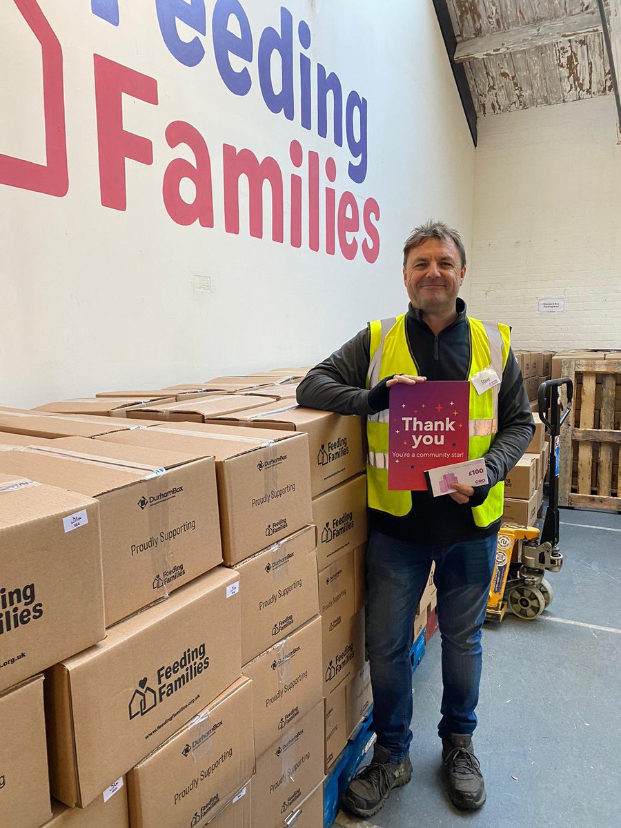 Congratulations to our very own Steve Sheard and Ian Fitton for being recognised within @KarbonHomes 12 Community Stars ⭐️ Steve is Head of Operations here at Feeding Families, Ian is our Distribution Co-Ordinator