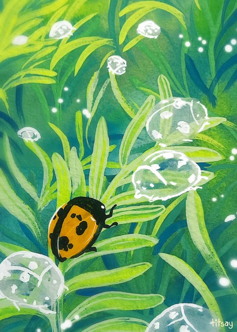 「ladybug leaf」 illustration images(Latest)