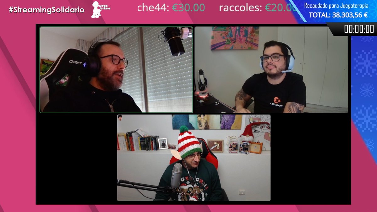 Comienza el segundo día del #StreamingSolidario a favor de <a href="/juegaterapia/">Fundación Juegaterapia</a> 😊

👥 <a href="/chincheto77/">Chincheto🏴‍☠️🇪🇸🇪🇪</a> <a href="/tonacho/">Tonacho Fonty</a> <a href="/amilicua/">milicua</a> 
 
📺 twitch.tv/l3tcraft