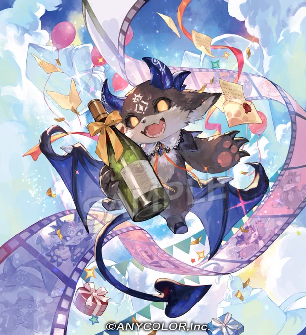 この度、でびでび・でびる様の誕生日グッズイラストを描かせていただきました!12/18(日)18時販売開始!かわいくおそろしいでび様のグッズ、是非手にしてください～!! 