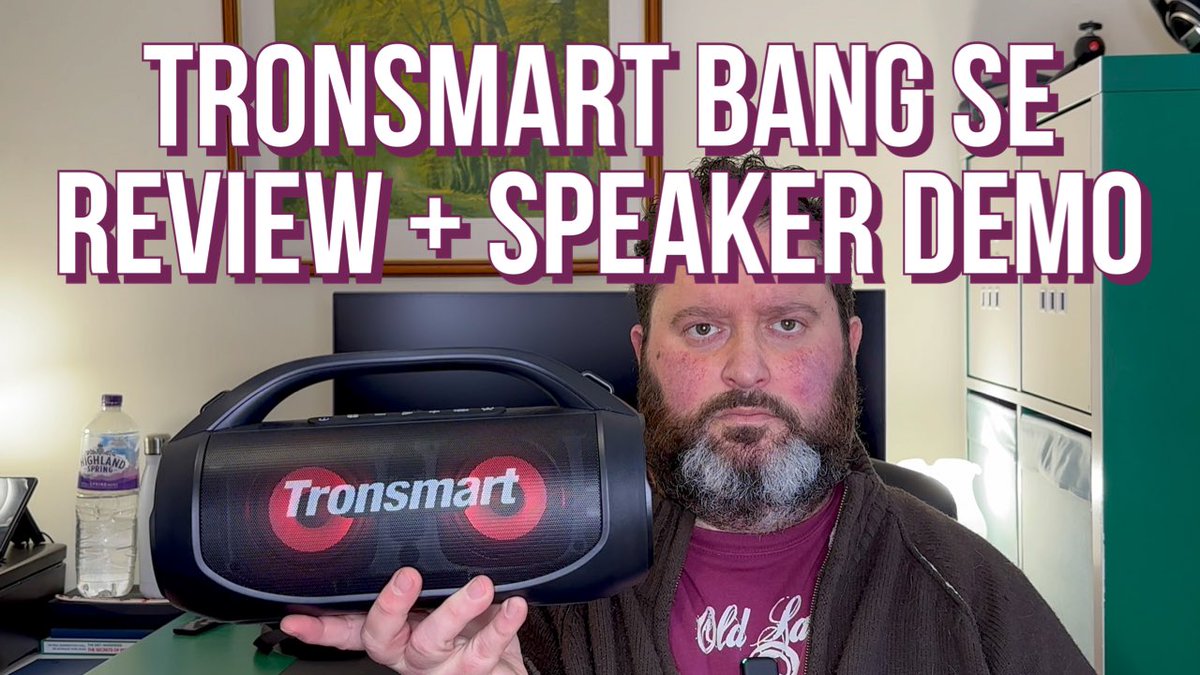 gavinsgadgets's tweet photo. New video goes live at 3pm tomorrow (Monday 12th). Details below for Monday. 

Tronsmart Bang SE portable speaker review. 

⁃sound demo of speaker
⁃full range of connectivity shown
⁃verdict 

https://t.co/jgZfKiSPVH

Please share and retweet. https://t.co/jyUGsTcE3C