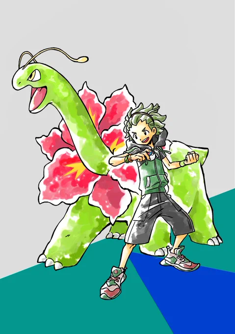友達と話してるうちに描きたくなったヂユピターの3人とごさんの家ほんとになんで描いたんだ 