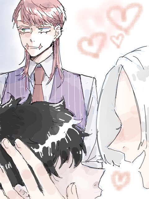 @Amazing_Amynta Here you are !🤲
I'm sorry for the delay in my translation, because I'm not good at English😄💦Hope the nuances are conveyed🙏
Maitake,Santake/Too Late Love
⚠️contain references to bloodshed and death
