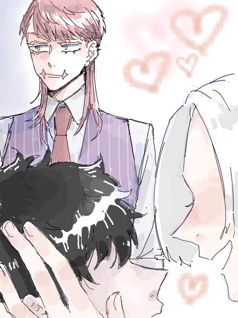@Amazing_Amynta Here you are !🤲
I'm sorry for the delay in my translation, because I'm not good at English😄💦Hope the nuances are conveyed🙏

Maitake,Santake/Too Late Love
⚠️contain references to bloodshed and death 